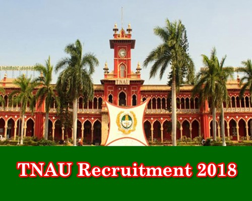 Tamil Nadu Agricultural University Recruitment 2018 - 30 Driver Jobs In Tamil Nadu Agricultural University