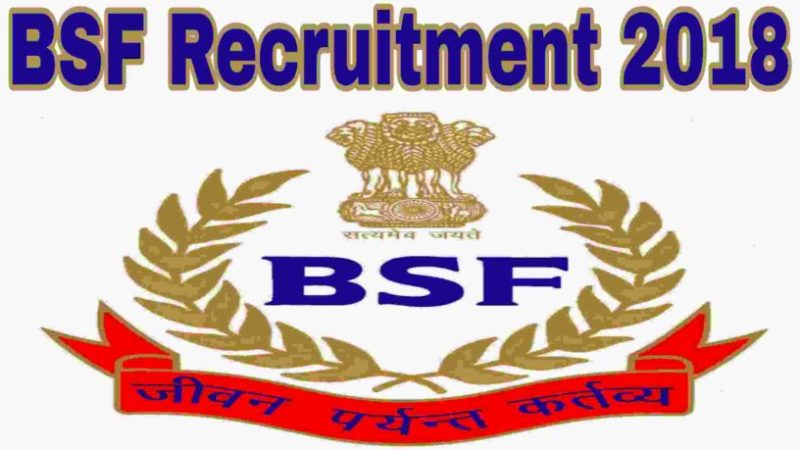 BSF Recruitment 2018 : Recruiting 103 Sub Inspector Jobs In Border Security Force Indian Army Jobs