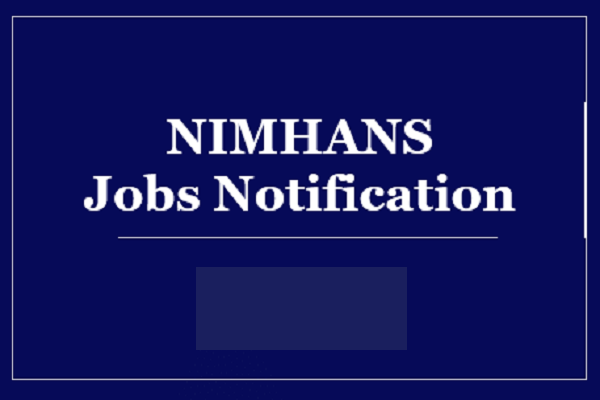 NIMHAN Attender Recruitment 2022