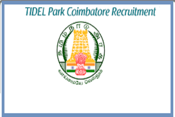 Tidel Park Coimbatore Assistant Manager Recruitment 2022