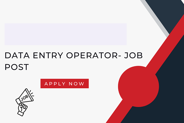 Work From Home Job Of Data Entry Operator
