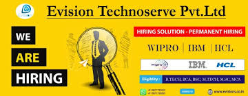 Immediate Joining Offer For Fresh Trainee Engineer in Evision Technoserve Private Limited || Wipro Infotech at Kolhapur, Dhule, Nagpur, Bhandara, Nasik/Nashik, Pune, Ahmednagar