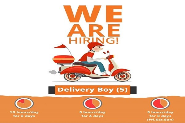 Urgent Requirement Of Delivery Boy Executive Job