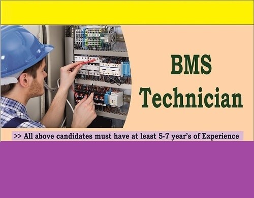 Hiring For BMS Technician Job in Kuwait