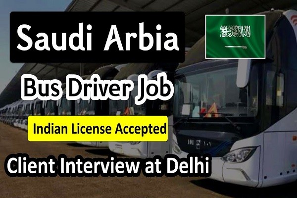 Hiring For Bus Driver in Saudi