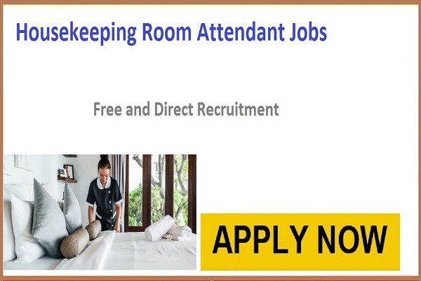 Job Opening For Housekeeping Attendant in UAE